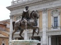 Marcus Aurelius csszr lovasszobra a Piazza del Campidoglin...